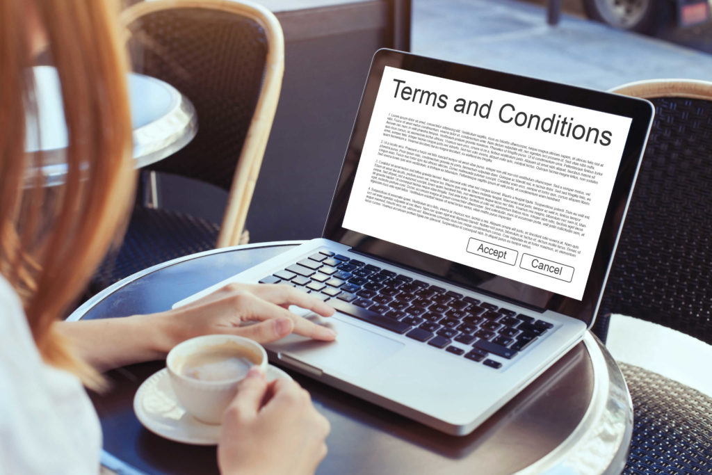 Online Contract Terms and Conditions